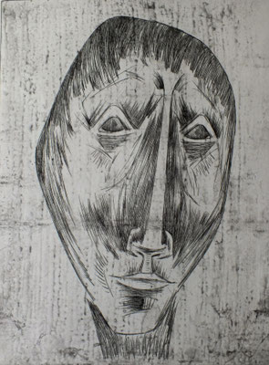 Kopf  1963   29,5 x 40