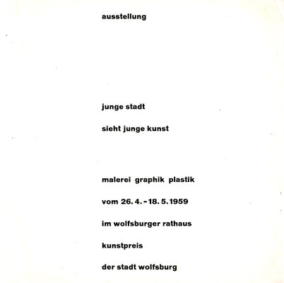 Seite 1 Ankündigung Ausstellung im Wolfsburger Rathaus