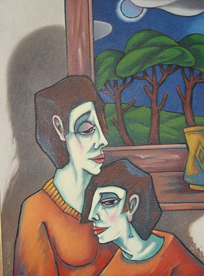 Freundinnen  1999    75 x 100  V.V. 109