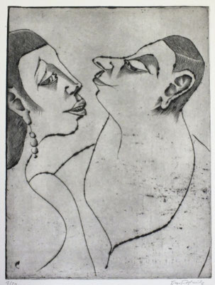 Begegnung  1979  30 x 39,5           ( 7 )