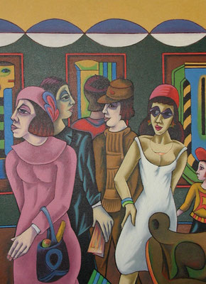 In der Ausstellung  1997  95 x 130
