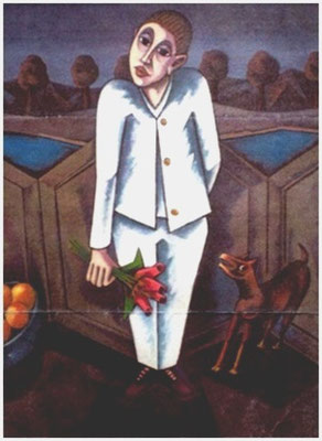 Tulpenkavalier  1987    91 x 112  V.V. 7  