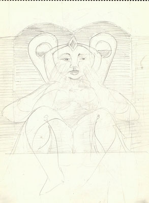 Blatt Nr. 6  1984  ( R )  Mutter mit Kind  1977  7 - 14  ( wie Block 114 )