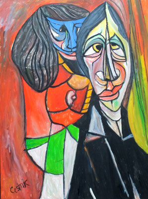 Unterhaltung  2010  75 x 100