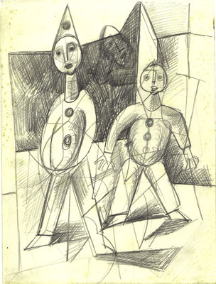 BlattNr.6  12.1954  ( R )  Kinderkarneval  1955  9-12       ( Öl ) Kinderclowns  2005  16-4