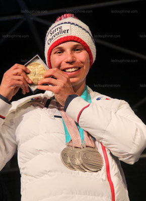 Arthur Bochet Quadruple Médaillé d'Argent en Slalom Super G Descente et Super Combiné