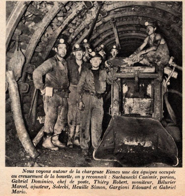 Mineurs de la fosse Ledoux de Condé-sur-l'Escaut