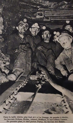 Mineurs de la fosse La Grange de Raismes