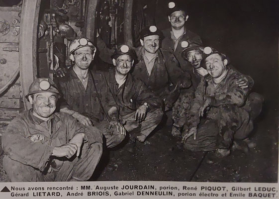 Mineurs de la fosse Sabatier de Raismes