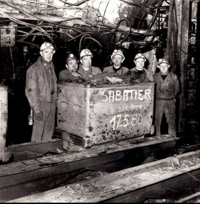 Mineurs de la fosse Sabatier de Raismes