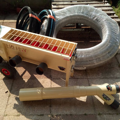 Sprühsystem für Hanfkalk