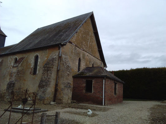 Côté Est de l’Église avec la sacristie 2017
