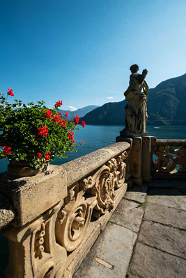 Villa Balbianello - Drehort bekannter Blockbuster wie James Bond und Starwars, am Westufer des Comer Sees gelegen, Comer See Region, Lombardei, Italien