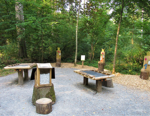 Mitmachstationen vom Zahlenwald im Gramschatzer Wald