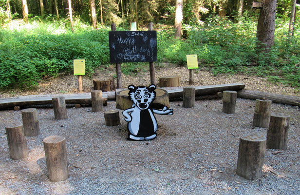 Das Klassenzimmer vom Zahlenwald im Gramschatzer Wald