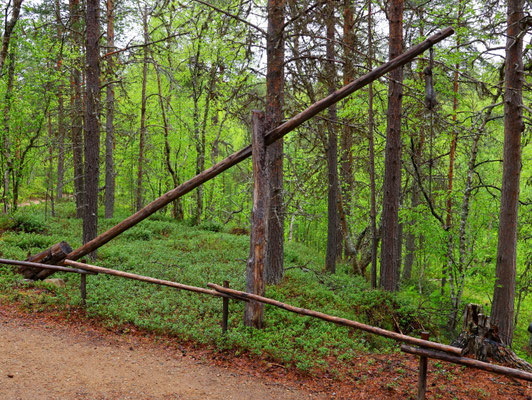 Sehenswürdigkeiten Inari: Beinfalle für Wölfe.
