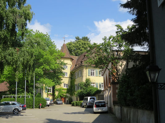 Staufen im Bresgau: Das Stadtschloss. Heutiger Sitz des Staatlichen Forstamtes sowie einer Außenstelle des Badischen Landesmuseum Karlsruhe.