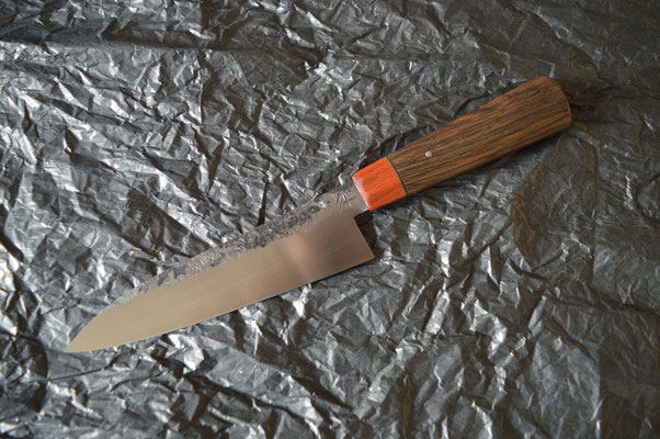 #389, gyuto shirogami, morta & padouk, 190mm
