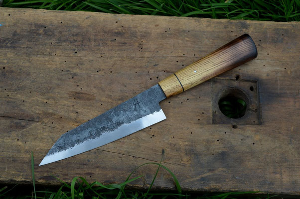 Cuisine #610, bunka 135Cr3 & robinier, 155mm