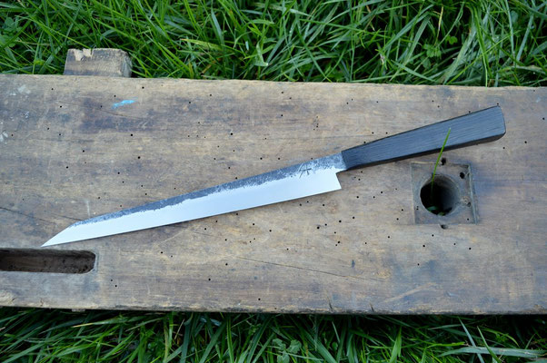 Cuisine #669, Sujihiki 135Cr3 & chêne des marais, 275mm