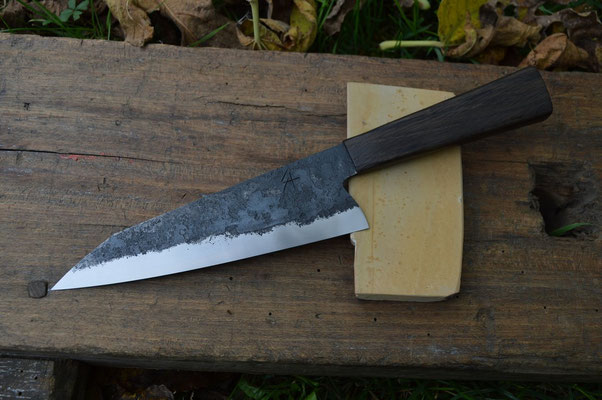   Cuisine #855, gyuto 135Cr3 & chêne des marais, 195mm