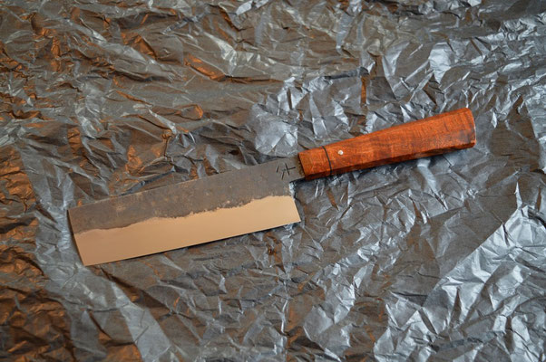 #470, nakiri 135Cr3 & ébène verte 150mm