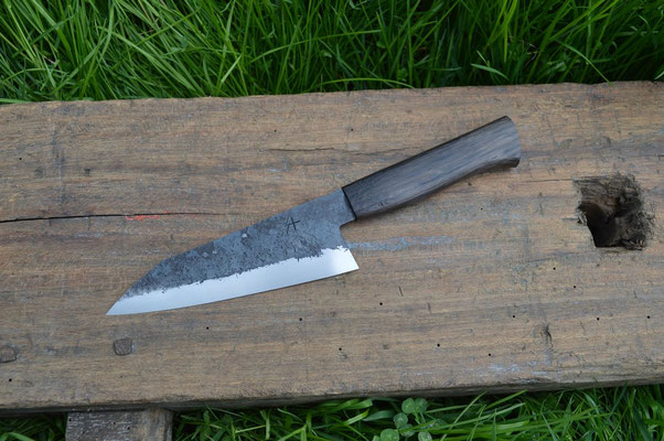 Cuisine #876, gyuto 135Cr3 & chêne des marais, 170mm