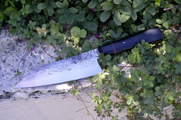 Cuisine #546, Hakata 135Cr3 & ébène noir, 190mm