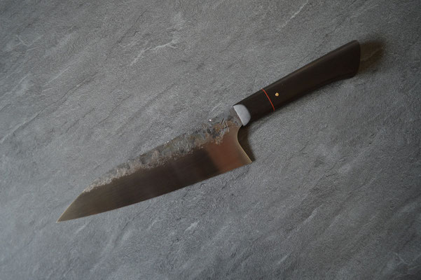 #348 gyuto 135Cr3 & ébène du Gabon, 200mm