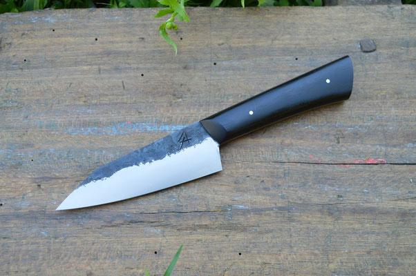 Cuisine #731, universel japonais C125U & ébène du Gabon, 115mm