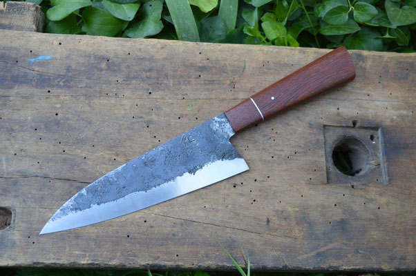 Cuisine #743, gyuto 135Cr3 & azobé, 195mm
