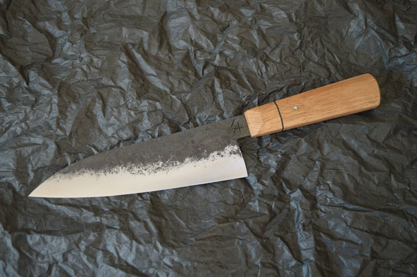 #390, gyuto 135Cr3 & chêne