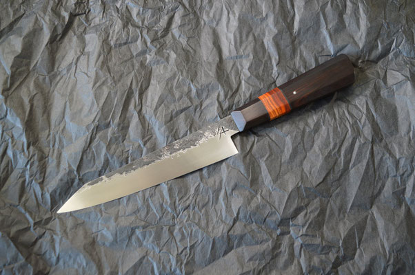 #364, sujihiki 135Cr3, palissandre de Bahia & cocobolo