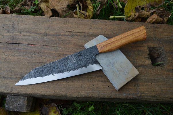 Cuisine #856, gyuto 135Cr3 & palissandre d'Afrique, 210mm