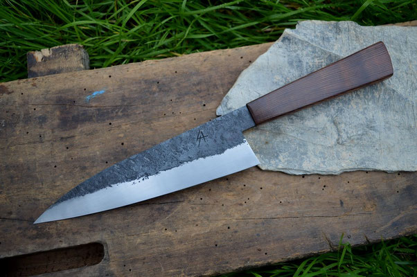 Cuisine #684, gyuto 135Cr3 & louro faia, 220mm