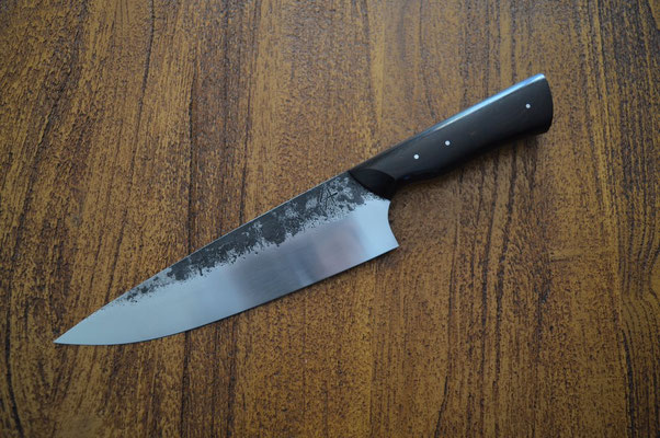 Cuisine #567, éminceur 135Cr3 & ébène de Macassar, 210mm