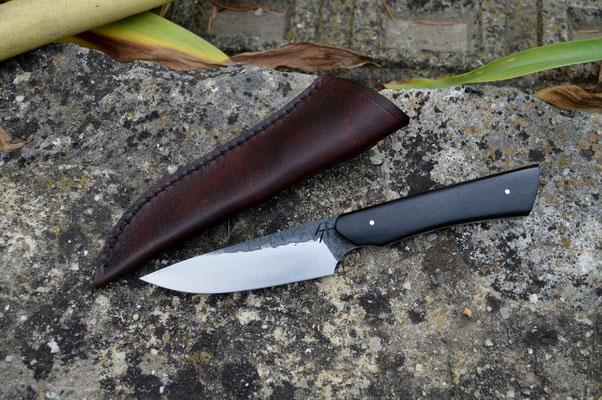 #109, Utilitaire 135Cr3 & ébène noir, 100mm