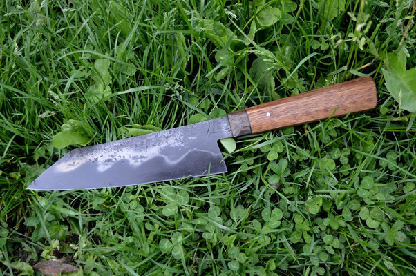 #436, bunka 135Cr3, chêne & morta, 200mm