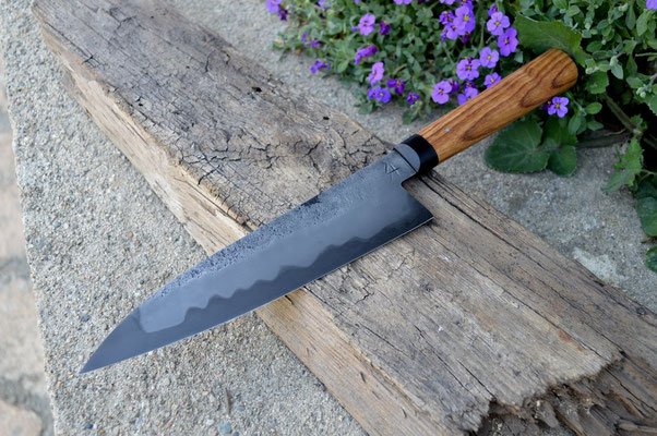 #430, gyuto shirogami, bocote & buffle 210mm
