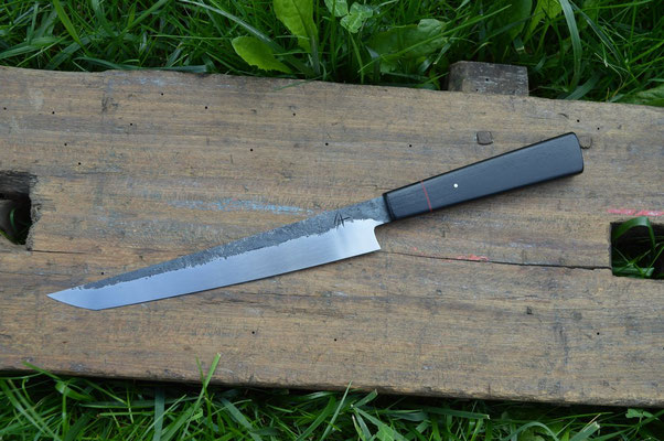 Cuisine #742, sakimaru 135Cr3 & ébène du Gabon, 235mm