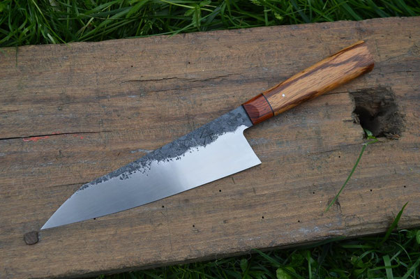 Cuisine #694, gyuto 135Cr3, cocobolo & bois de serpent, 205mm