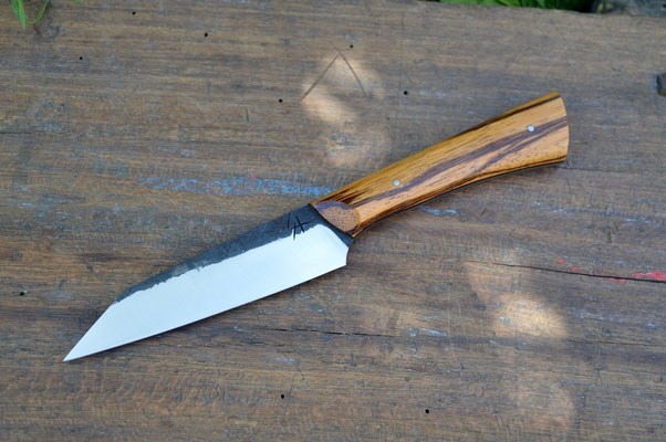 Cuisine #526, universel japonais 135Cr3 & bois de serpent, 115mm