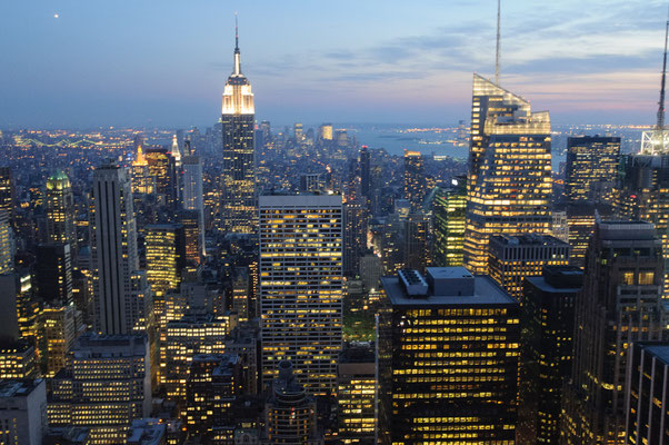 Blick vom Rockefeller Center