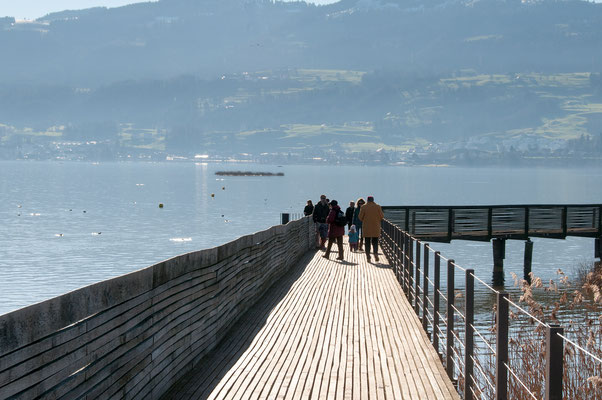 Rapperswil - zu Fuß über den Zürichsee