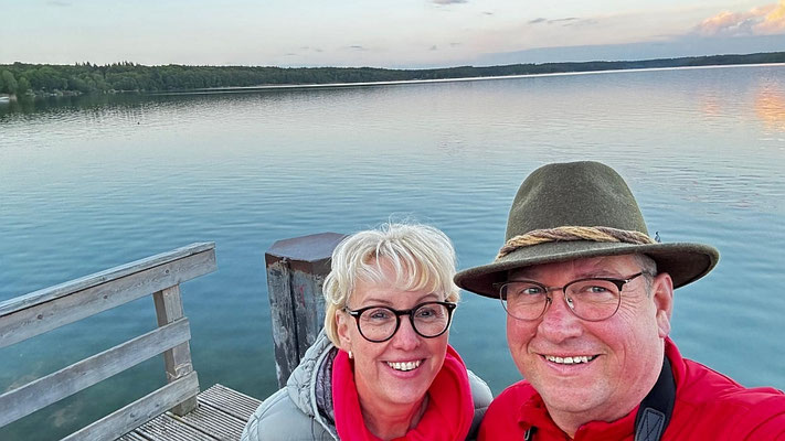Selfie Team 13 Appelburg - Nachtigallenzählung Plau am See. Foto: Jens Fengler 2026, Appelburg