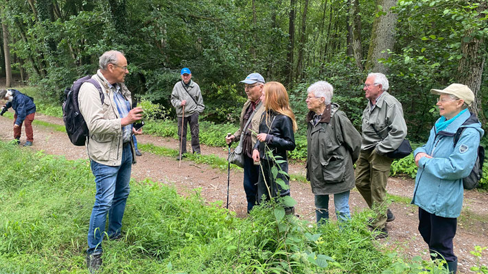 Nur langsam ging es voran, die Fahrenhorst entpuppte sich als botanische Schatzkammer. | Foto: Monty Erselius 2025, Fahrenhorst