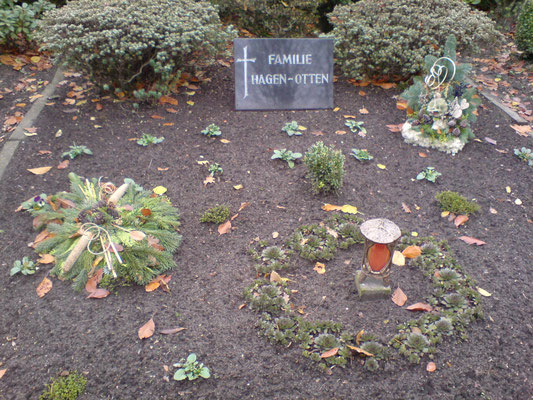 Grab Otten-Hagen auf dem Friedhof in Sevelten (meine Oma war eine adoptierte Hagen)