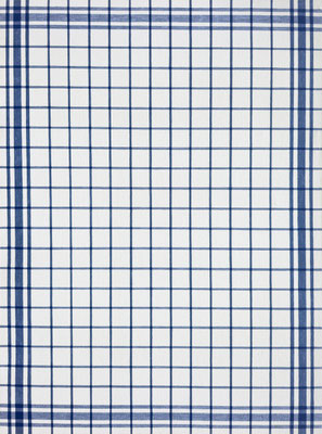 "Blue Checked Tea Towel 1", 1997, acrylic on MDF, 57 x 46 cm