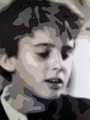 "Little Boy 3 (Emmanuel)", 2021, Acryl auf Leinwand, 190x145 cm