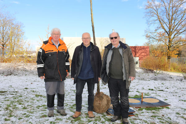 Stadt Riedlingen v.l.n.r Vors. Werner Gebele, BM Markus Schafft, Geschäftsführer Joachim Reis